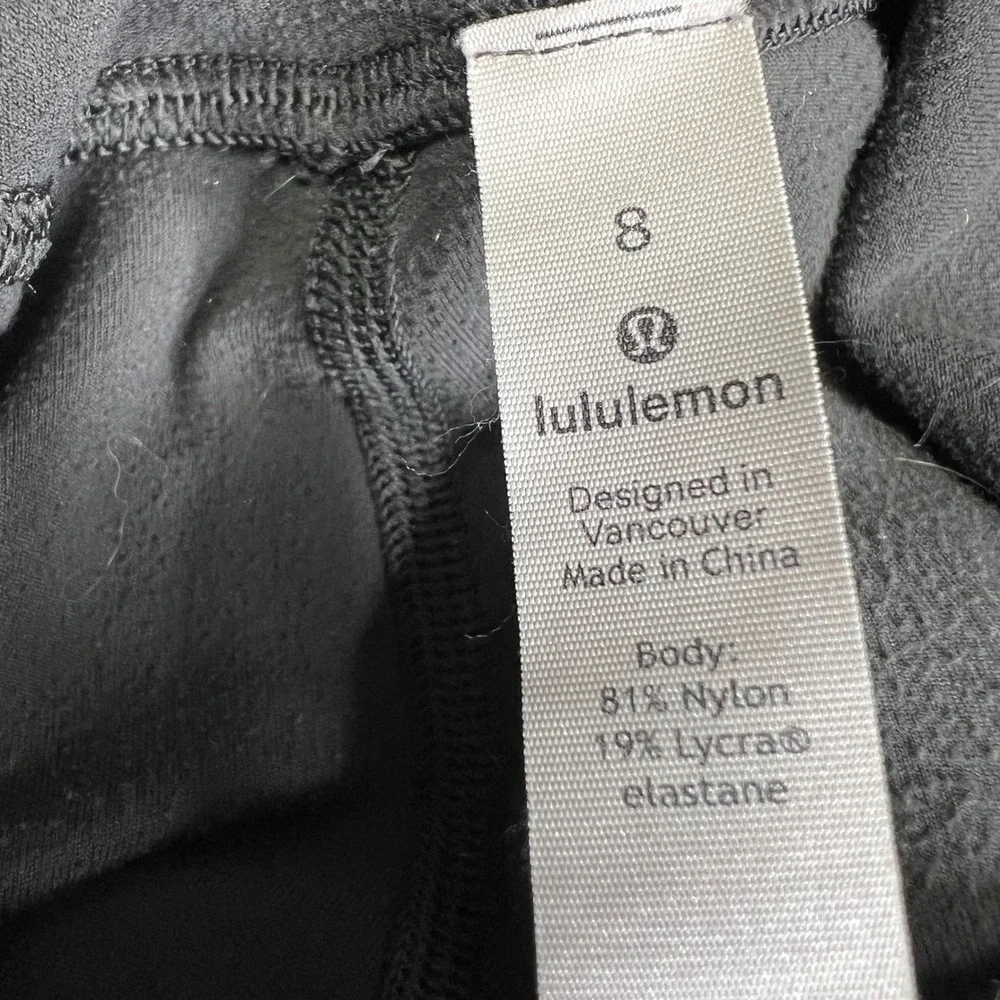 Lululemon Crop Legging Grey Size 8